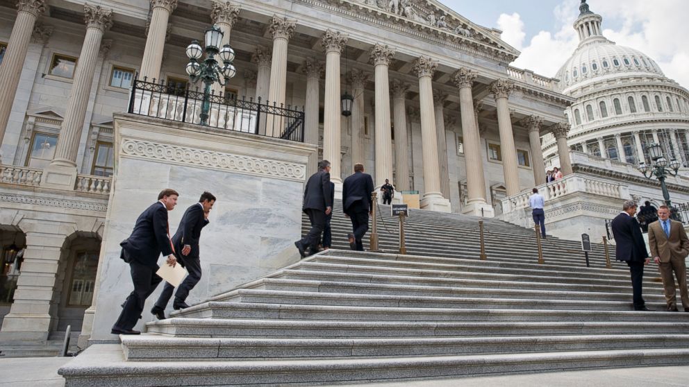 The United States Senate wing of the U.S. Capitol complex in Washington, DC