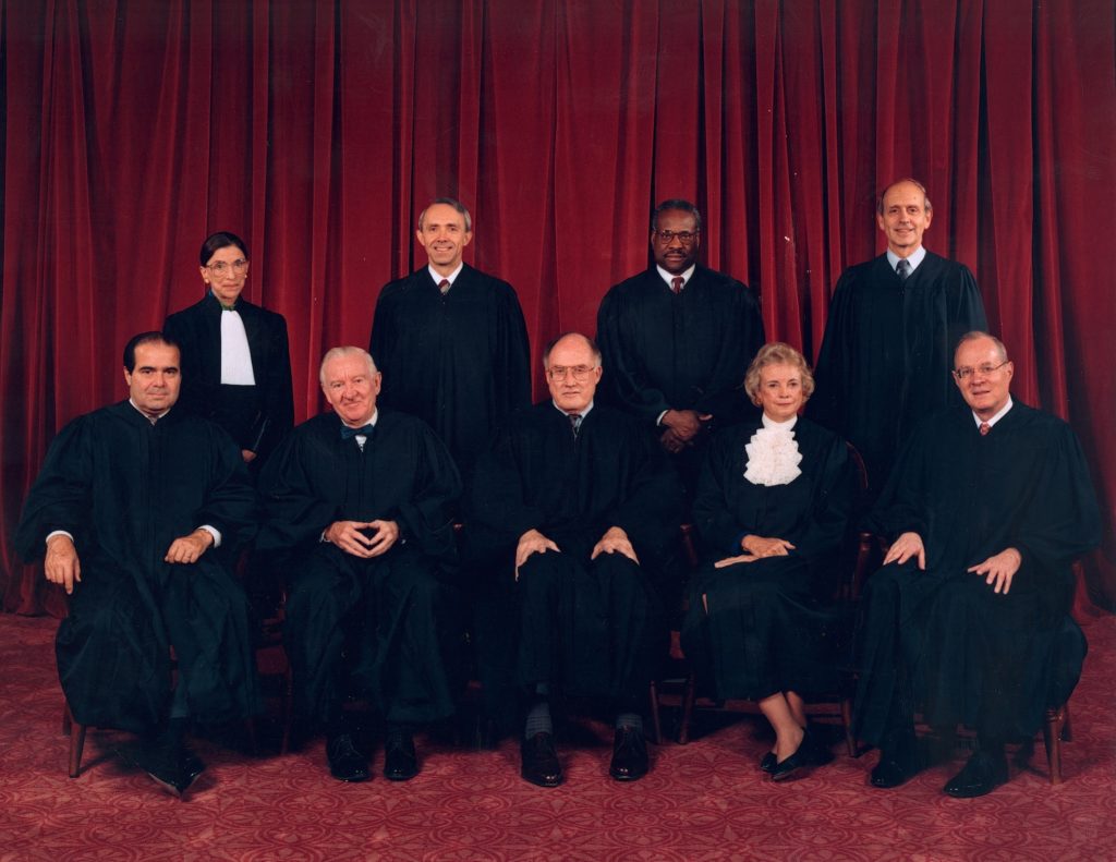 The United States Supreme Court building in Washington, D.C., associated with major Commerce Clause cases