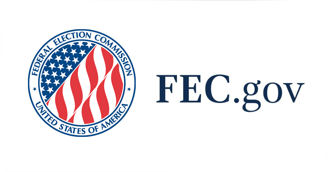 The exterior of the Federal Election Commission building in Washington, DC, photographed in daylight in a straightforward news style