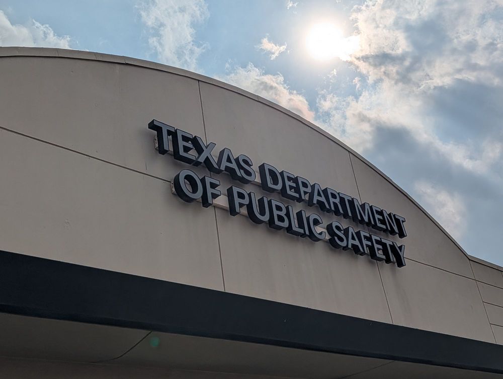 The exterior of the Texas Department of Public Safety headquarters in Austin, Texas