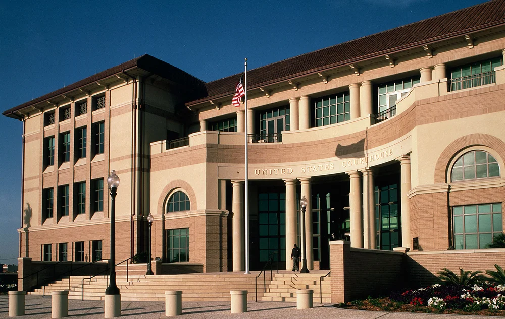 The exterior of the United States District Court for the Northern District of Illinois in Chicago