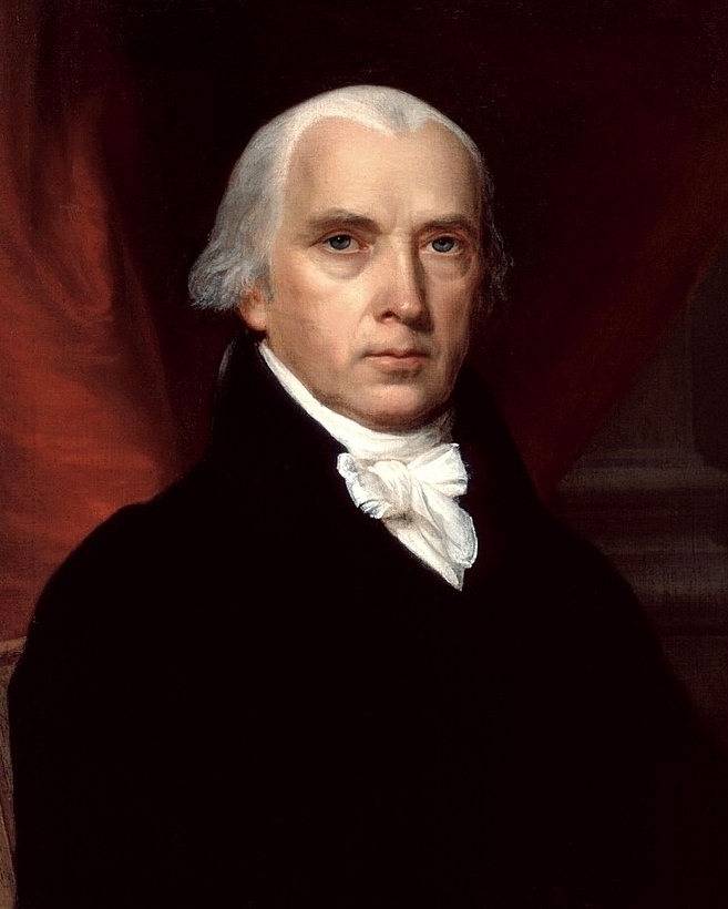 A portrait of James Madison, the "Father of the Constitution"