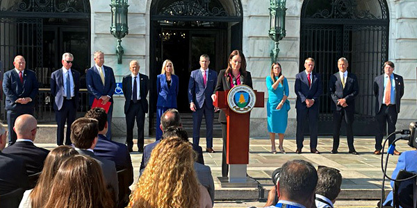 Agriculture Secretary Brooke Rollins and Defense Secretary Pete Hegseth