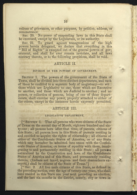 Article II Constitution text
