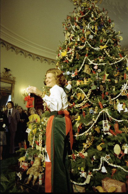 Betty Ford Bicentennial Christmas tree 1975