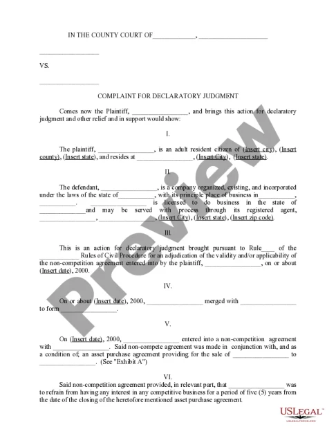 declaratory judgment pre-emptive lawsuit legal strategy First Amendment