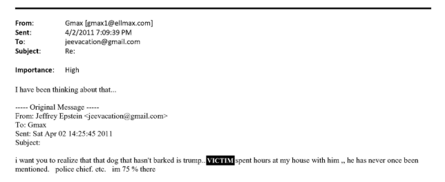 Epstein’s Email Bombshell