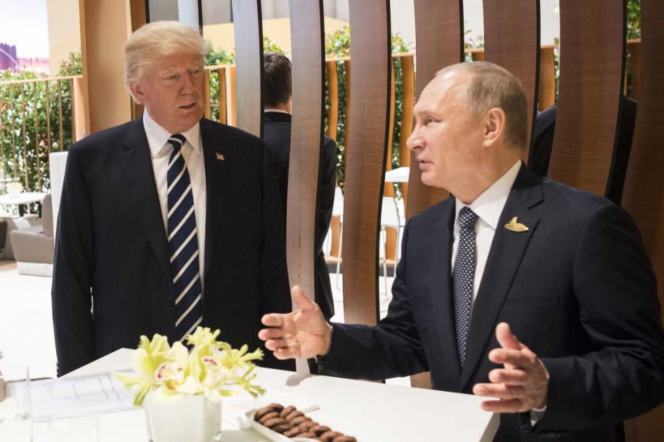 donald trump and putin in serious conversation