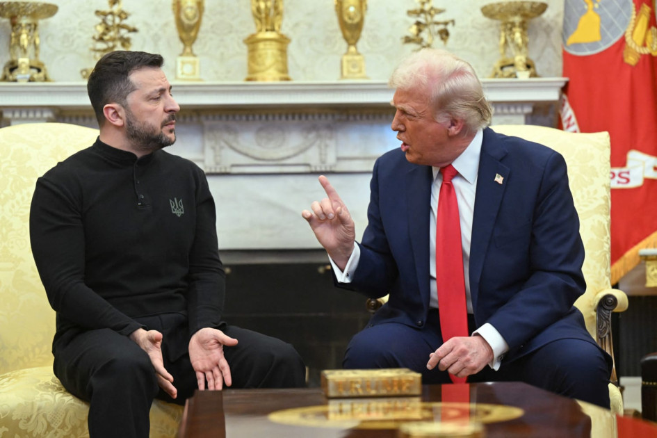 donald trump and zelenskyy at white house press conference