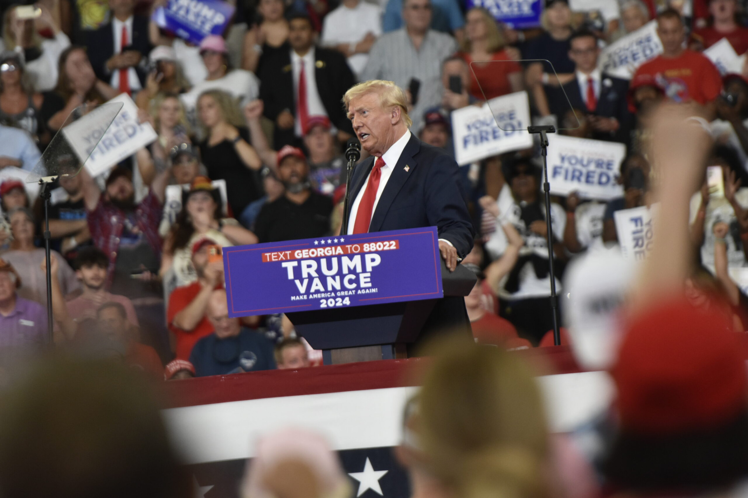 Donald Trump campaign rally Georgia