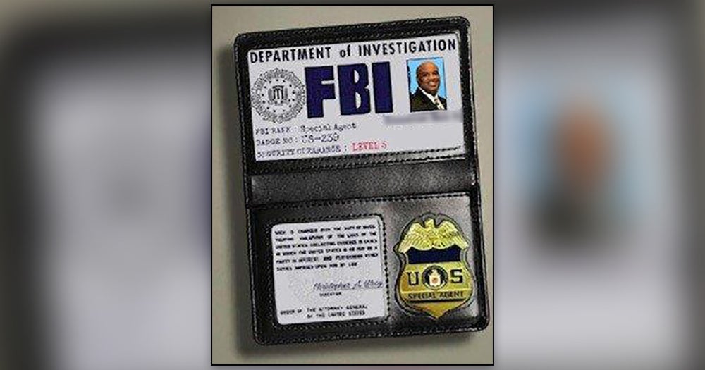 FBI badge and credentials