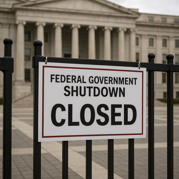 federal office building closed sign
