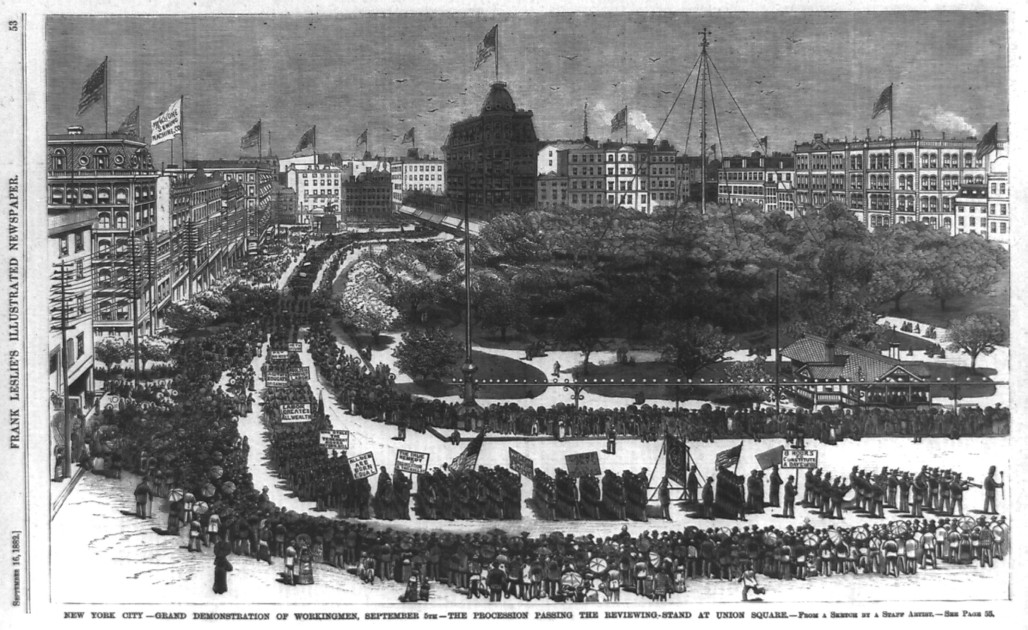 first labor day parade new york