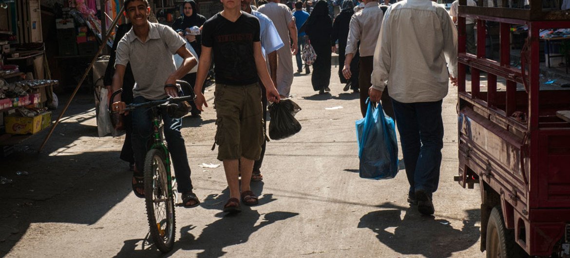 Gaza City street scene