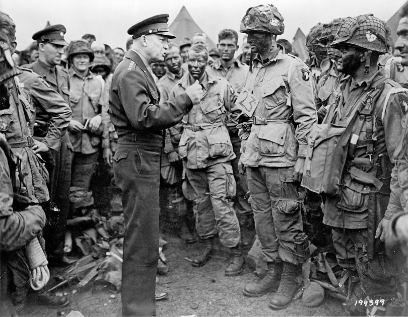 General Eisenhower with Allied commanders World War II