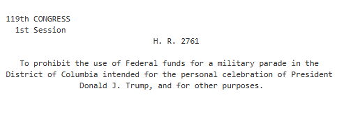 H.R.2761 — 119th Congress (2025-2026) screenshot