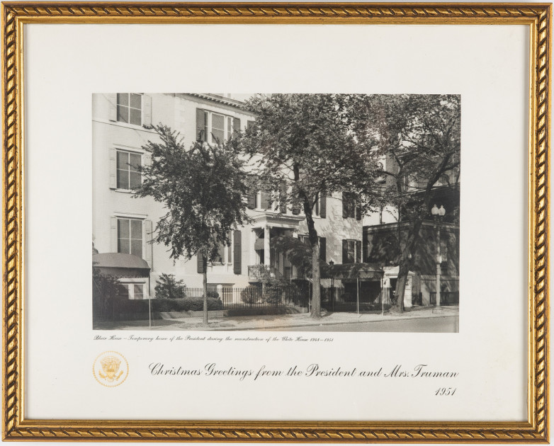 Harry Truman Blair House Christmas 1948