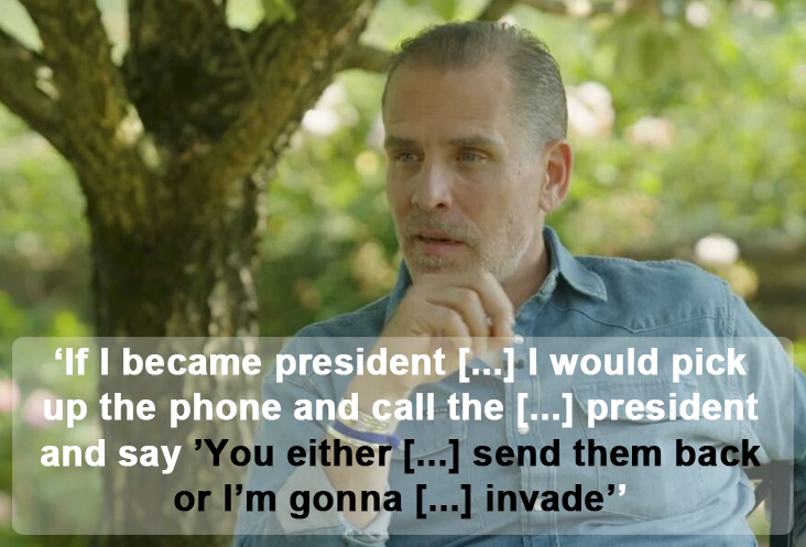 Hunter Biden Floats Invading El Salvador to Bring Back Deported Workers