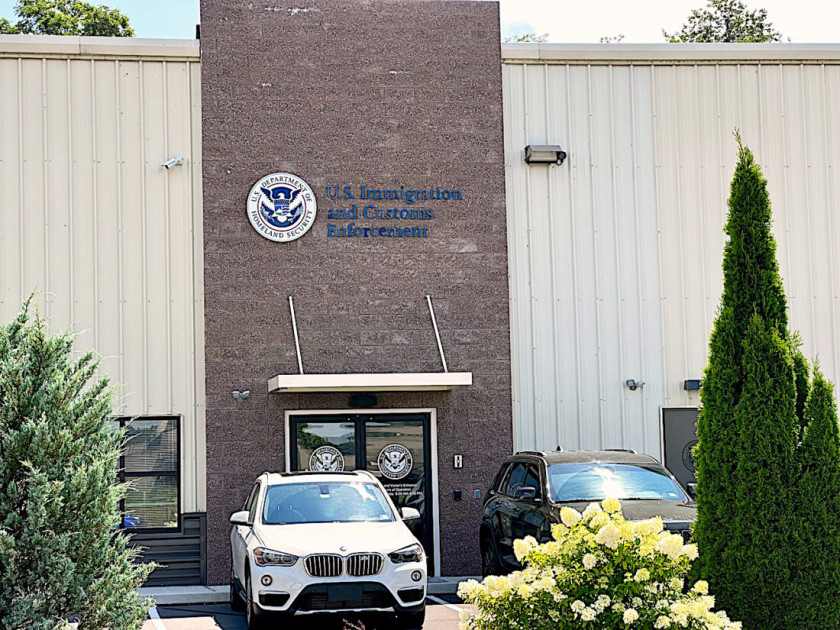 ICE Immigration and Customs Enforcement facility exterior