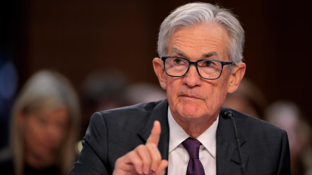 jerome powell cautious