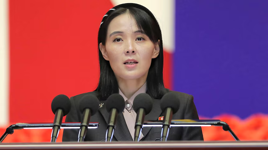 Kim Yo Jong is a North Korean politician and diplomat, and sister of Supreme Leader Kim Jong Un. She is the Deputy Department Director of the Publicity and Information Department of the Workers' Party of Korea.