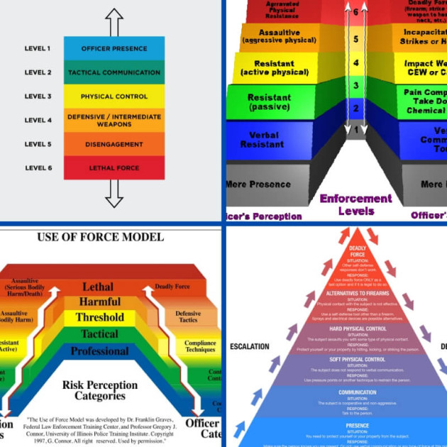 legal use of force flowchart showing decision points
