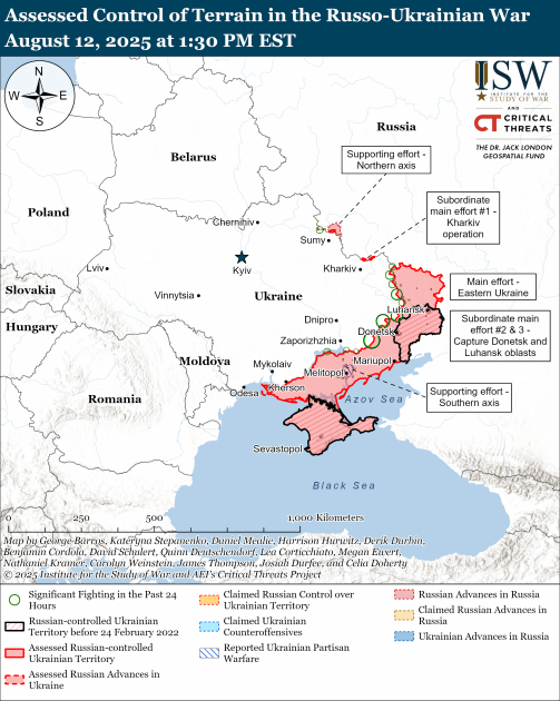 map of Ukraine showing Russian occupied territory and natural resources 2025