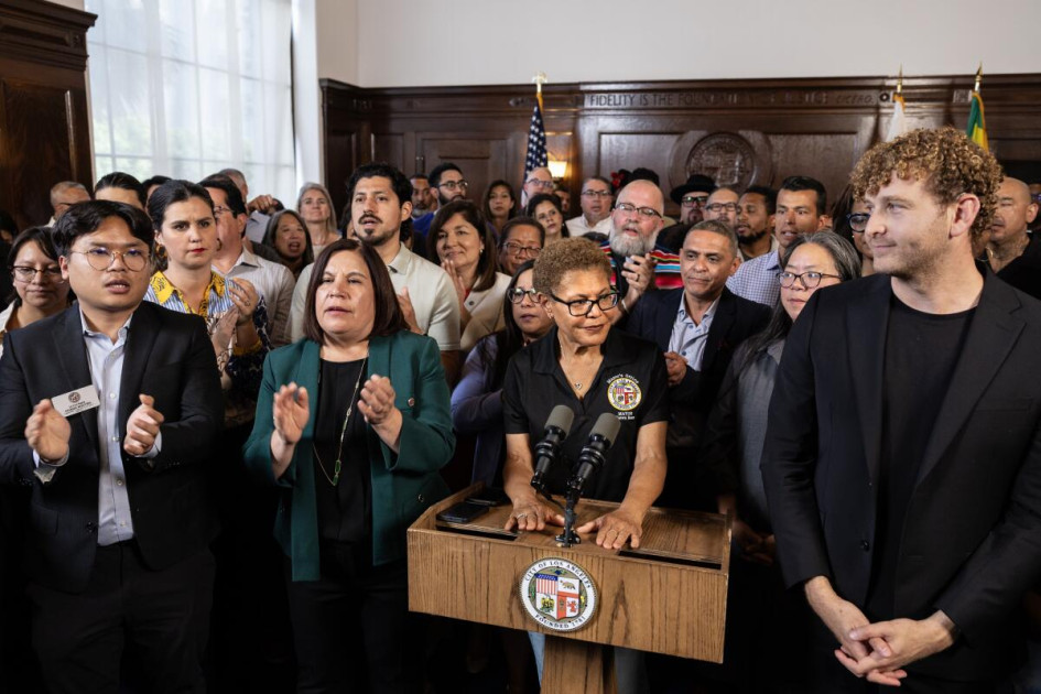 Mayor Karen Bass press conference