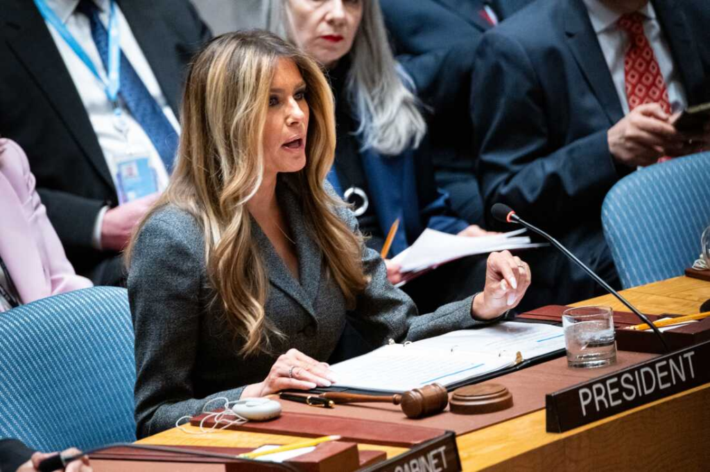 melania presides at UN security council meeting