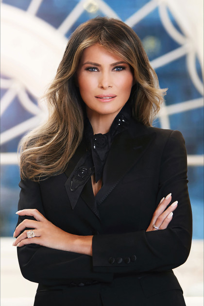 melania trumps official first lady portrait