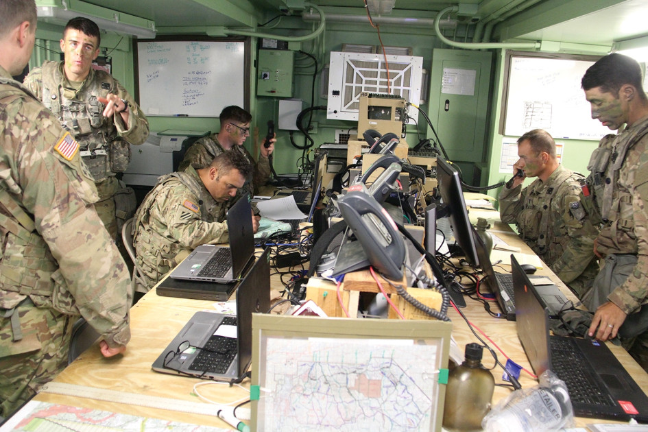 military personnel during field operations