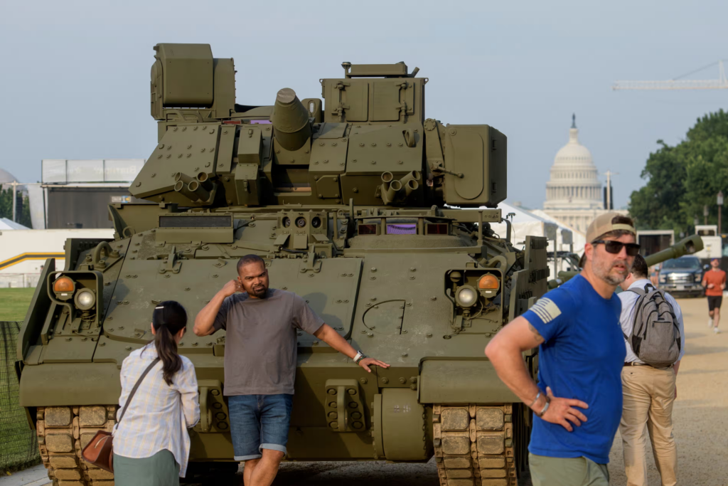 Tanks and Troops Mark Army’s 250th Amidst Public Debate