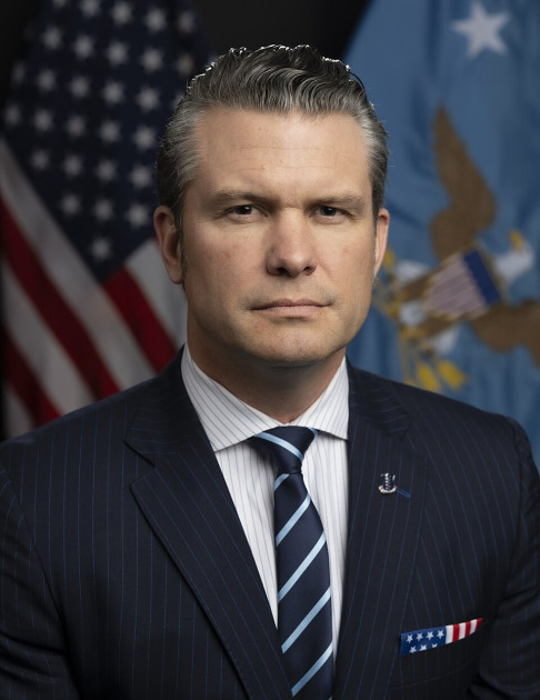 Pete Hegseth Defense Secretary Pentagon Qatar minister