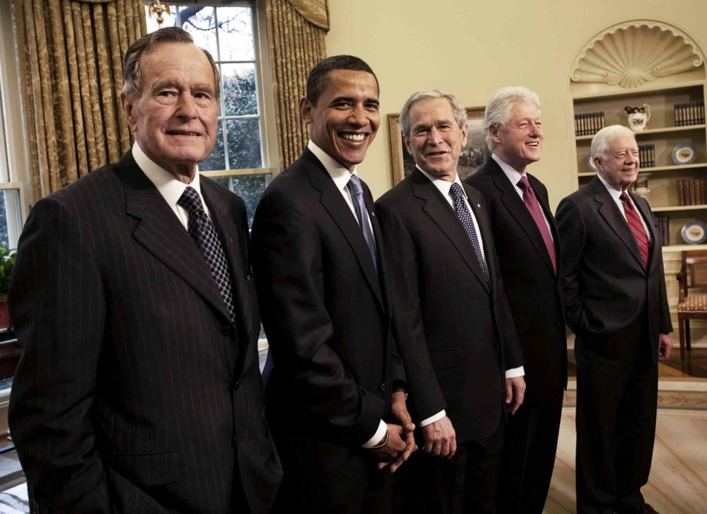 Photos of Former Presidents Together