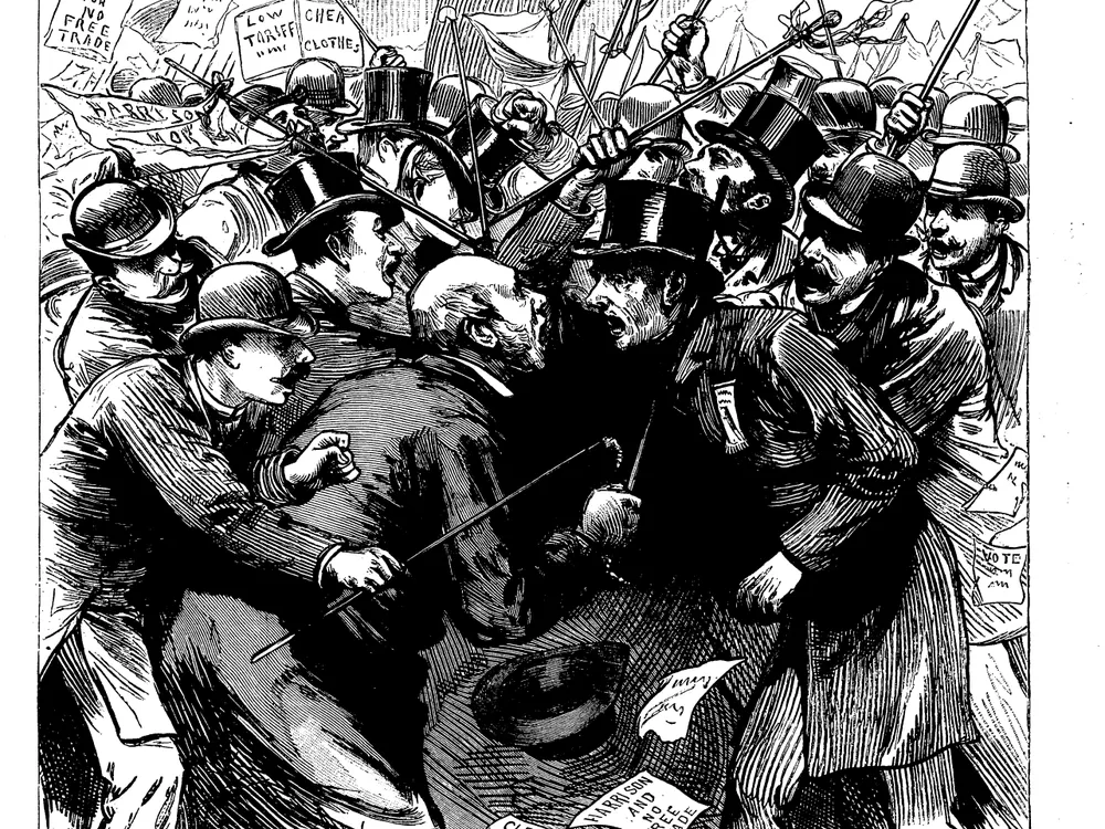 political warfare partisan combat illustration