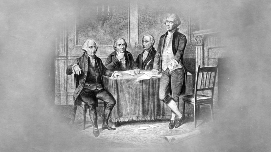 Portrait of President John Adams, who signed the Alien Enemies Act