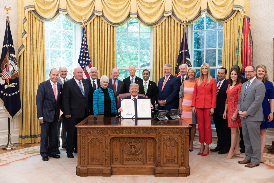 presidential bill signing Oval Office