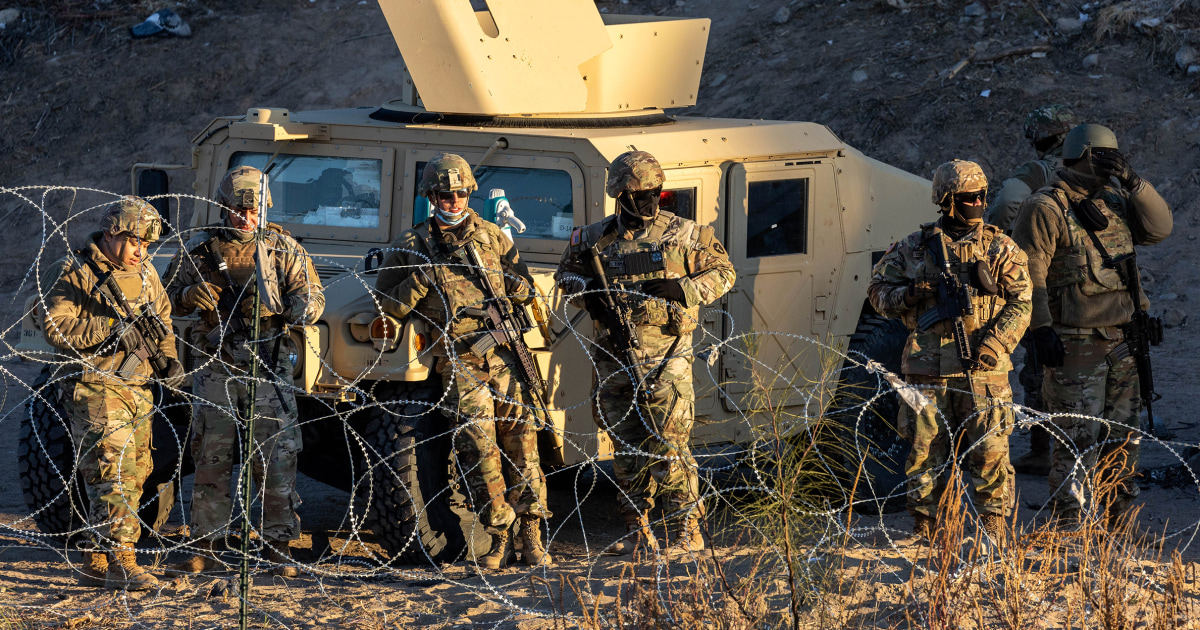 Texas National Guard troops