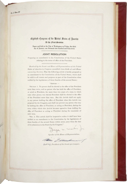 text of the 22nd Amendment