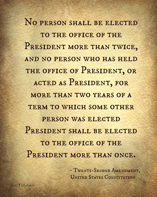 the 22nd Amendment, section 1