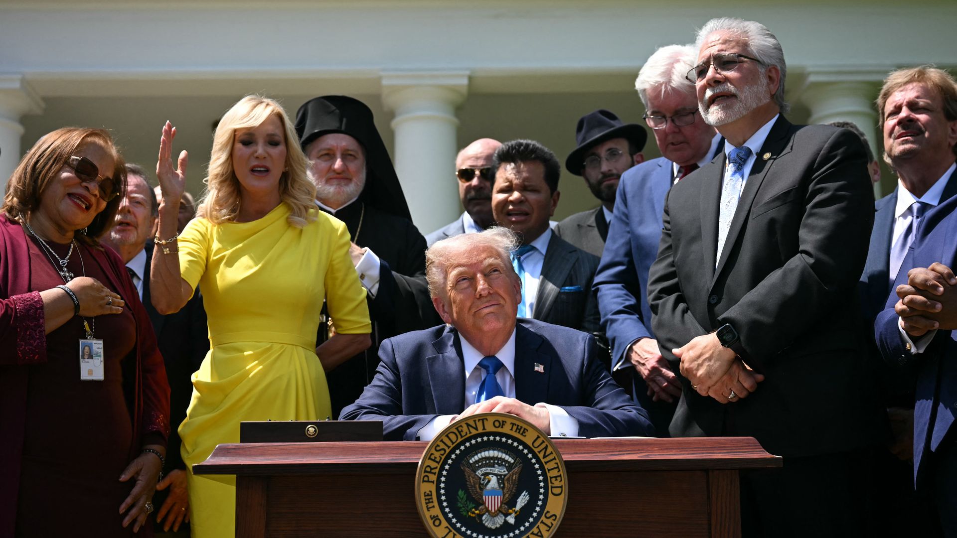 Trump signs executive order religious liberty 2025