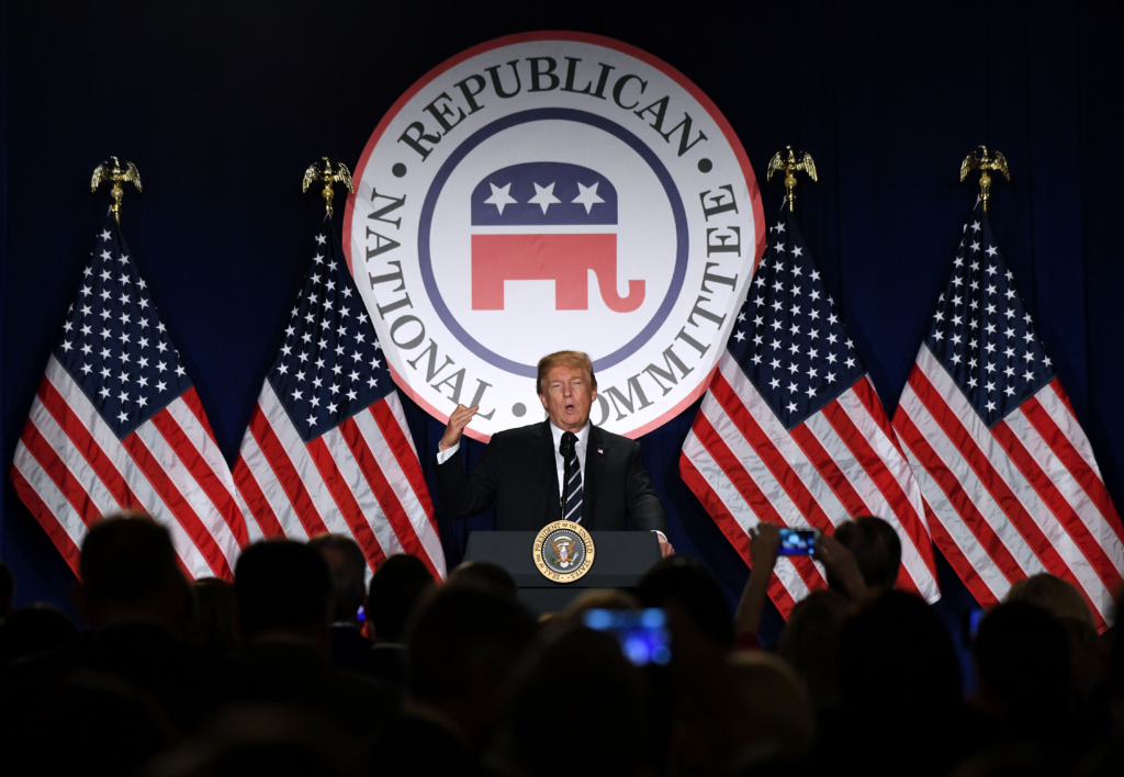 trump speaking at republican national committee