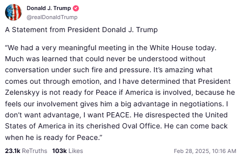 What the Trump-Zelenskyy Feud Means Moving Forward