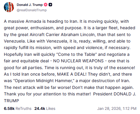 truthsocial screenshot