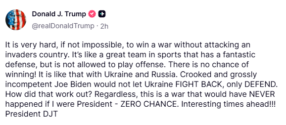 truthsocial screenshot