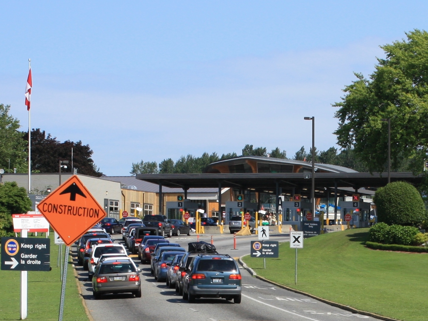 U.S.-Canada border crossing