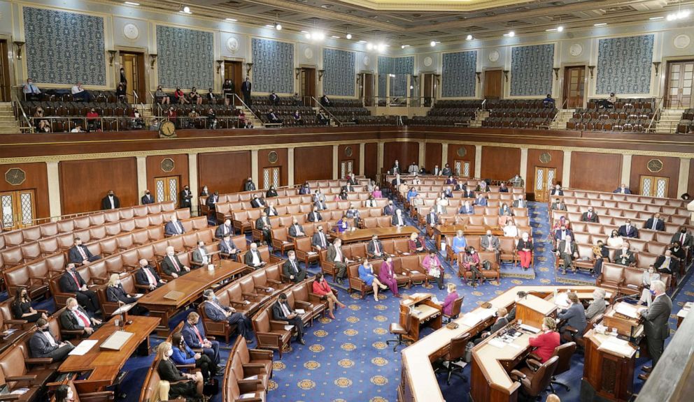 U.S. House of Representatives chamber in session