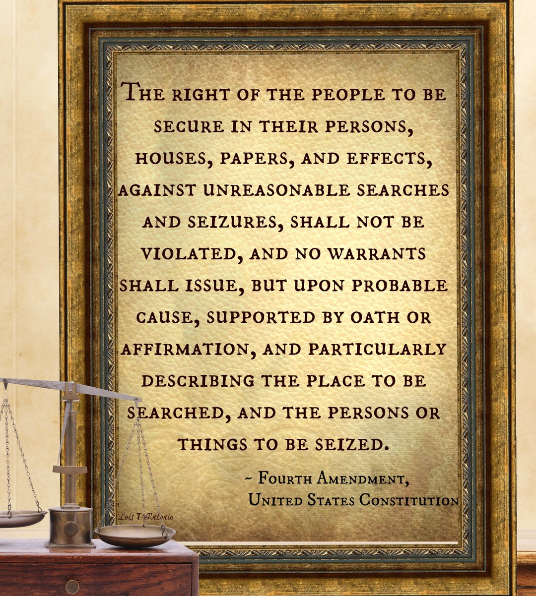 us constitution fourth amendment text data privacy