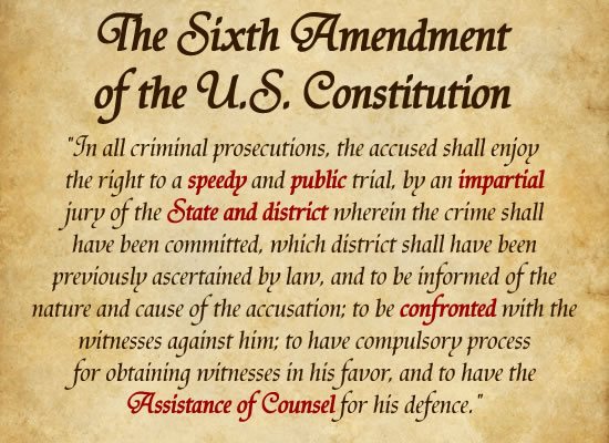 us constitution sixth amendment clause