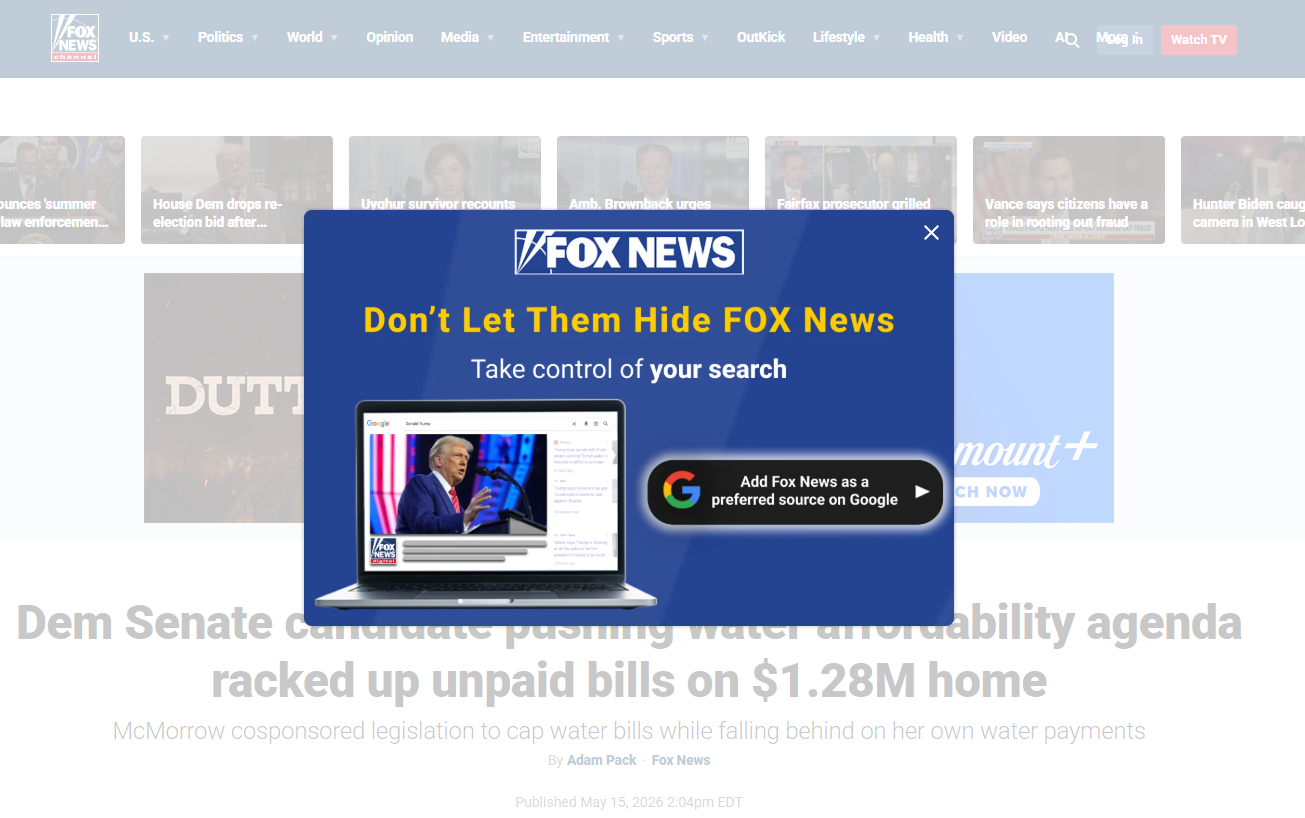 “Don’t Let Them Hide FOX News” and the First Amendment